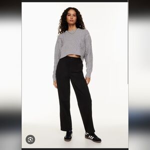 Aritzia Sunday Best Jaden Navy Corduroy Pants